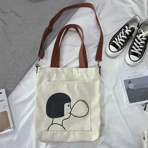 Bolsa de Compras de Lona de Algodón Crudo Orgánico Grande, Ecológica, Reciclada, Lisa, con Asa, Personalizada con Logotipo y Tamaño, para Venta al por Mayor - Product Image 3
