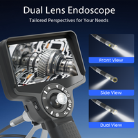 Endoscopio Industrial de 3.9mm con Doble Lente y Articulación de 4 Vías a 720 Grados, Cámara Serpiente para Pruebas No Destructivas (NDT) en Motores de Automóviles