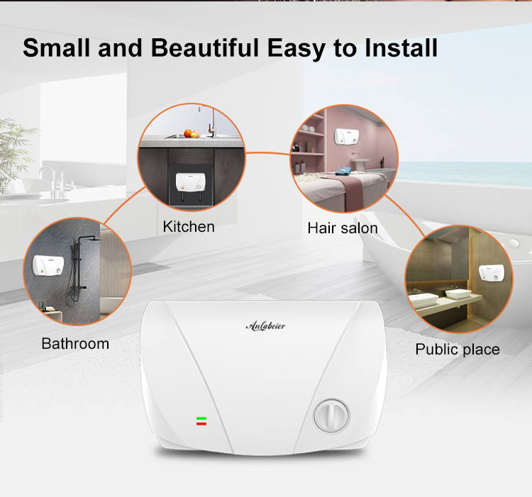 Factory price small size 5500W horizontal temperature control instant electric water heater
