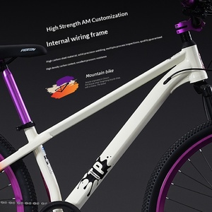 Bicicletta da Montagna ad Alte Prestazioni per Dirt Jump, 8 Velocità, 26/27.5 Pollici, Freno <span class=keywords><strong>a</strong></span> Disco, Forcella Ammortizzata, MTB per Ciclismo e Fuoristrada - Product Image 3