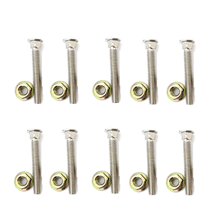Vis et écrous en fer 4*30MM pour mécanisme d'accepteur de pièces de monnaie, pour utilisation dans les jeux de divertissement en anglais - Product Image 4
