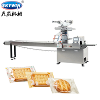Machine d'emballage horizontale automatique haute vitesse de haute qualité pour biscuits et pains, avec ensachage indépendant - Fournisseurs chinois