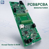 Service d'assemblage SMT de cartes PCBA d'extension d'E/S PLC à double canal de type longue bande, acceptant la production OEM/ODM personnalisée selon les fichiers Gerber et les listes de composants (BOM)