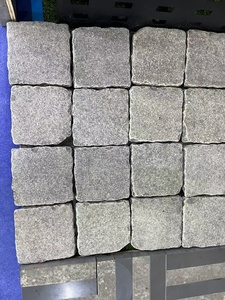 <span class=keywords><strong>Granite</strong></span> pavers đường lái xe giảm Cube đá tự nhiên lưới màu Xám <span class=keywords><strong>Granite</strong></span> đá cuội thảm Tấm lát đá cuội - Product Image 4