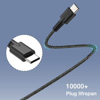 Nouveau chargeur USB C Slim 65w Fit EliteBook Chromebook Spectre ProBook Envy Charge rapide Type C pour chargeur d'ordinateur portable hp