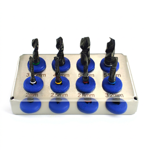 Premium Dental 8 Pieces Electric Implant Drill Kit Black Plasma Coated Metal Steel CE Certified Drill <b>Holder</b> Surgery Instruments - Product Image 1