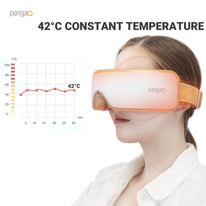 Massageador elétrico esperto do olho Digitas do equipamento do cuidado do olho da vibração do ar com compressão do calor - Product Image 3