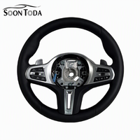 Volant de direction personnalisé en cuir, style classique rond, accessoires de voiture pour BMW G20 G22 G80 G87