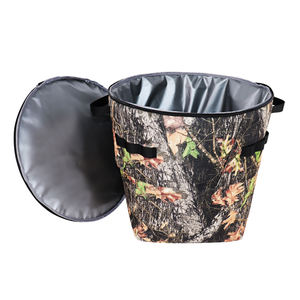 Sac à dos isotherme classique Senda gris, étanche et durable, pour le stockage alimentaire, en polyester, avec logo personnalisé - Product Image 5