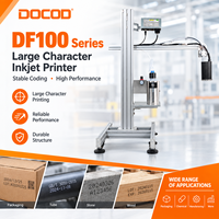 DOD-Imprimante à jet d'encre de type fendu série DF100 DOCOD, machine de codage de grands caractères, tête d'impression DX5 pour codage de pierres en tubes métalliques