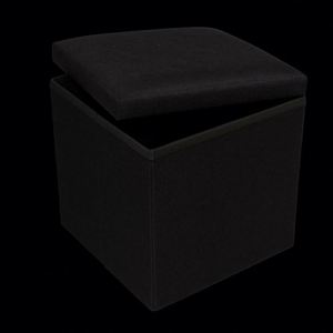 Modern Stool Living Room Furniture <b>Storage</b> Box With Highest Quality Fabric and Stainless Steel Bamboo Chairs - Product Image 3