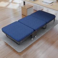 Nouveau design de lit de camping pliable pour loisirs en plein air, chaise longue en métal pliable avec cadre métallique, facile à transporter