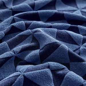 Tissu jacquard tricoté cationique extensible à motif géométrique, entièrement antidérapant, lavable, multicolore, personnalisable, vente en gros - Product Image 5