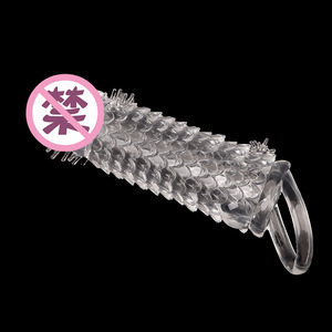 Jouet sexuel Dragon Scale à couverture étendue, épaissi, à picots, à grosses particules, pour couple passionné, pour position Lotus, pour pénis - Product Image 3