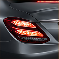 Pour Benz W205 2015-2018 C180L C200L C250L C260L C300L, feux arrière LED dynamiques séquentiels style facelift, plug and play