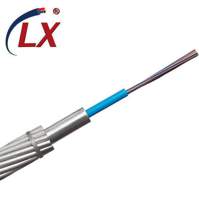 Custom 24 48 96 Cores Outdoor Aerial Single Mode Fiber Optic Cable OPGW Optical Fibre Composite Overhead Ground Wire