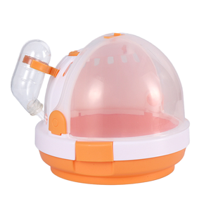 <span class=keywords><strong>Cage</strong></span> panoramique UFO en plastique portable pour petits animaux de compagnie, hamsters, écureuils, ours dorés, écologique et pratique - Product Image 4