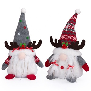 ของตกแต่งคริสต์มาส ซานตาคลอสเคราขาว รูดอล์ฟ ตุ๊กตาคนแคระไร้หน้า ของประดับตกแต่ง ตุ๊กตา<span class=keywords><strong>คริสต์มาส</strong></span> - Product Image 1
