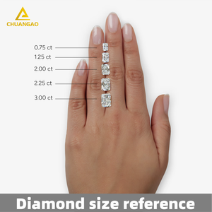 Nhẫn kim cương nhân tạo cắt Marquis bán buôn, nhẫn đính hôn bằng vàng thật 9k 10k 14k 18k, 1ct 2ct 3ct - Product Image 5