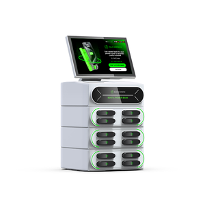 Nouvelle génération OBA 16 baies écran tactile charge casier kiosque partagé Power Bank location Station avec accepteur <span class=keywords><strong>de</strong></span> pièces - Product Image 5