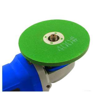 Yanlijia Meule de ponçage au carbone vert 100 mm pour meuleuse d'angle, pour affûtage de lames de couteaux de cuisine, meule spéciale épaissie haute performance - Product Image 1