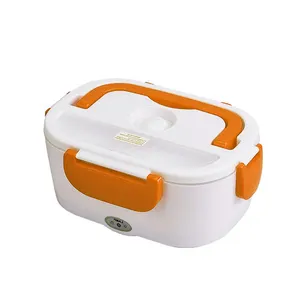 Оптовые продажи детские перегородкой-Электрический Ланч-бокс 1,5 л с автомобильной зарядкой, прочный пищевой пластиковый контейнер из нержавеющей стали для сохранения тепла, контейнер для еды, набор бэнто-боксов
