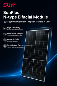 Panel Solar Bifacial Monocristalino SUNPLUS de 580W, 22.5% de Eficiencia, Marco de Aluminio, Stock en California - Product Image 3