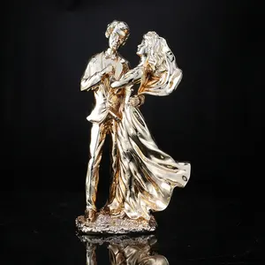Ornements en résine européenne Cadeaux de décoration de salle de mariage Cadeaux d'amoureux Sculpture Europe Folk Art Animal sculpté à la main 10 jours