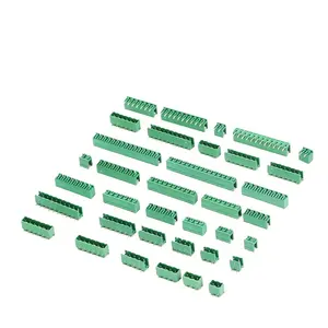 plug-in style 8 Pos 9 position 5mm 5.08mm 3.81mm pitch 24-12 AWG pcb Screw Pluggable Terminal Blocks