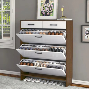 Modern Simple Dustproof <b>Shoe</b> Cabinet with Doors Home Furniture 4 Shelves Large Capacity <b>Shoe</b> Organizer <b>Rack</b> - Product Image 2
