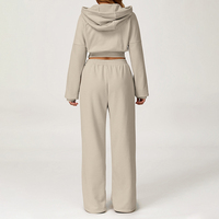 Ensembles de sport tendance 2025 : Cardigan en maille pied-de-poule et veste pull pour femme – Ensembles décontractés 2 pièces à manches longues pour l'hiver