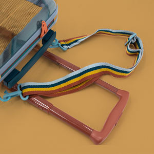 <span class=keywords><strong>Maleta</strong></span> <span class=keywords><strong>Escolar</strong></span> con Ruedas para Niños, Unisex, Transparente, de PVC, Impermeable, de 20 Pulgadas, con Logotipo Personalizado - Product Image 4