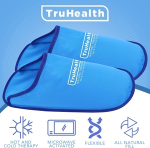 Biểu tượng tùy chỉnh PVC Ice Pack Dép thần kinh cứu trợ 1 cặp màu xanh Gel kết thúc tốt đẹp lạnh trị liệu sưng chân - Product Image 6