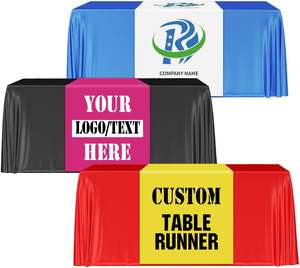 Tovaglie bianche in poliestere 100% <span class=keywords><strong>per</strong></span> eventi interni all'aperto, lavabili - Product Image 4