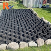Sistema Celular de Contención para Terrenos, Malla de Grava de HDPE Negra, Geocelda para Estabilización de Pendientes, Geogrid para Caminos
