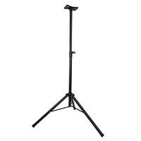 Soporte de Altavoz de Metal Reforzado con Doble Base Plana para Escenario, con Trípode