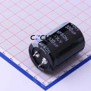 KN331M40030*40A Snap-in <b>Aluminum</b> <b>Electrolytic</b> <b>Capacitor</b> Through hole Component (THT),D30xL40mm 330uF 20% 400V 10mm - Product Image 1
