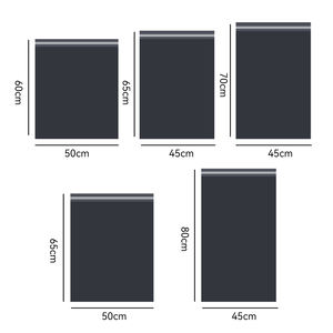 Пакет для логистики и экспресс-доставки RUIQI, большой, черный, самоклеящийся, для упаковки и отправки почтой - Product Image 2