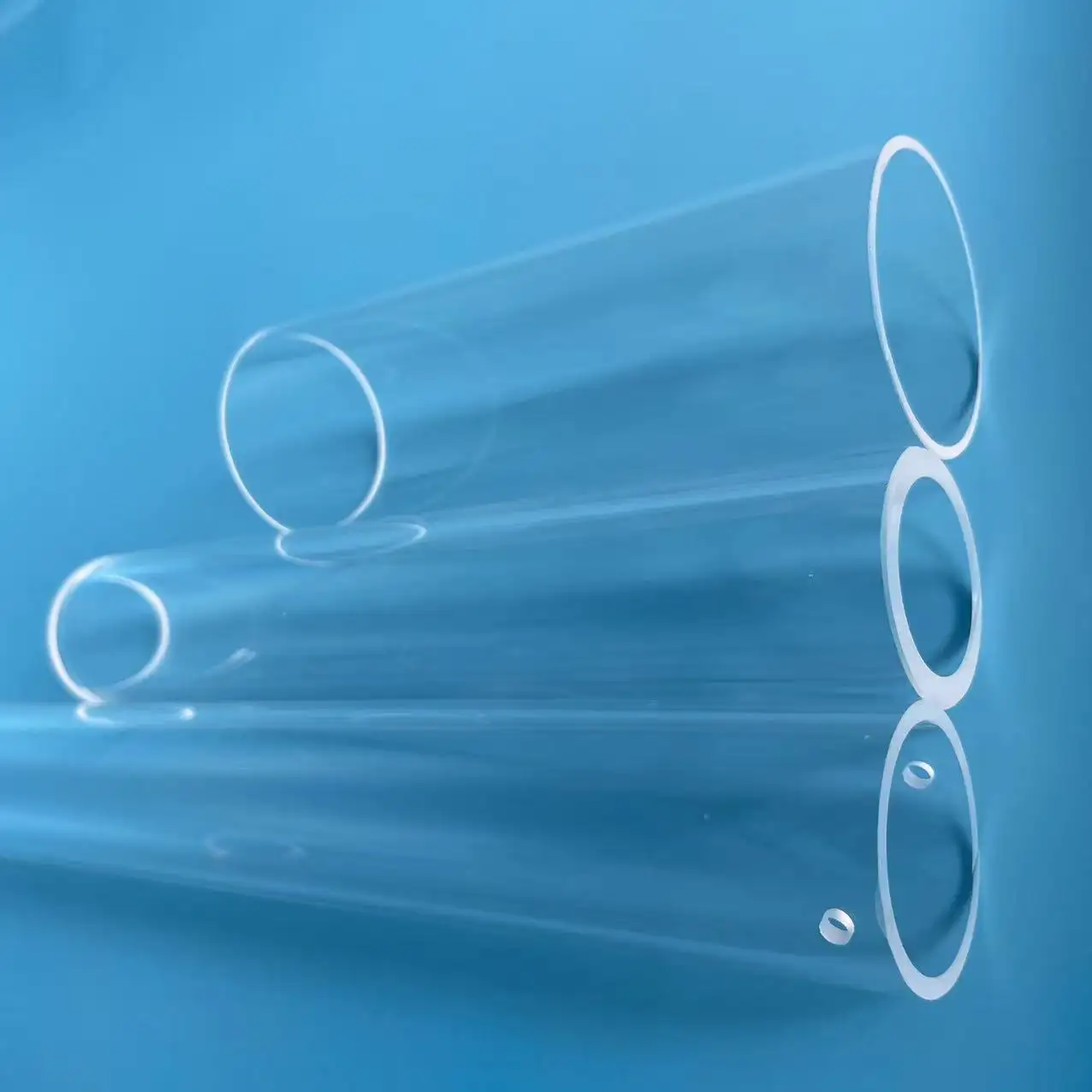 Factory Direct Sale Heat Resistant Quartz Tube Custom Quartz Condenser Pipe For Laboratory