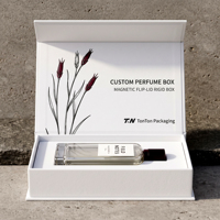 Scatola Regalo Personalizzata Bianca per Fragranze e Scatola Magnetica per Presentazione Profumi con Espositore in Carta per Confezione Profumi