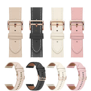 <span class=keywords><strong>Bracelet</strong></span> de <span class=keywords><strong>montre</strong></span> intelligente pour <span class=keywords><strong>femme</strong></span> en cuir synthétique de 20 mm, design sportif avec boucle à ardillon, compatible avec plusieurs marques de montres, y compris Amazfit - Product Image 2