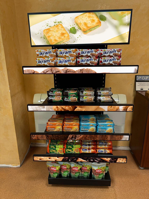 VETO 23.1 29 35 37 37.8 Inch Ultra-Wide Screen Android Wall Mounted Advertising Player Retail Shelf Stretched Bar LCD Display
