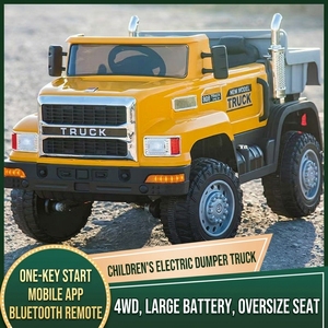 Auto Elettrica per Bambini 2025, 4 Posti, per Bambini fino a 12 Anni / Auto Elettriche Grandi per Bambini / <span class=keywords><strong>Camion</strong></span> Elettrici per Bambini 12V - Product Image 1