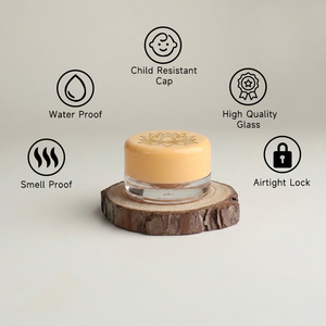 Nouveau design, pot à concentré hermétique de 5 ml, 7 ml, 9 ml avec logo personnalisé et couvercle résistant aux enfants - Product Image 4