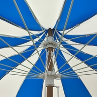 Parasols modernes en aluminium pour l'extérieur avec base, pour la plage, l'hôtel, la cour et les restaurants - résistants au vent et écologiques