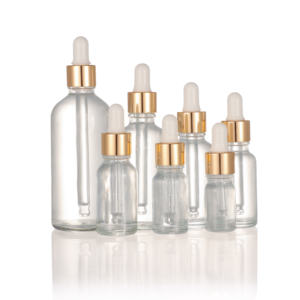 Huile essentielle sérum verre flacon compte-gouttes bouchon cosmétique <span class=keywords><strong>emballage</strong></span> doré argent prêt expédition en stock vert échantillon <span class=keywords><strong>gratuit</strong></span> - Product Image 4