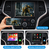 Kit d'interface décodeur sans fil Apple CarPlay Android Auto pour écran de voiture d'origine Uconnect 8.4, mise à niveau pour Jeep Uconnect 8.4