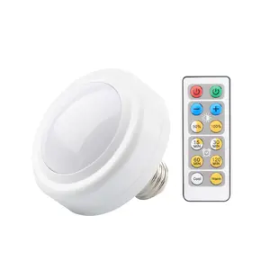 Battery Powered 3 Color Light E26 Thread Smart Downlight Battery Remote Control Bulb