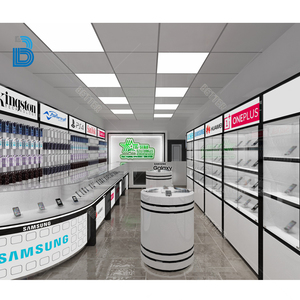 Popolari accessori del telefono cellulare slat parete vetrina in vetro e acrilico display del telefono cellulare mobile - Product Image 2