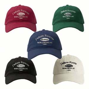 Casquettes de baseball unisexes en coton avec boucle métallique, 6 panneaux, broderie 3D, logo personnalisé, vente en gros - Product Image 4